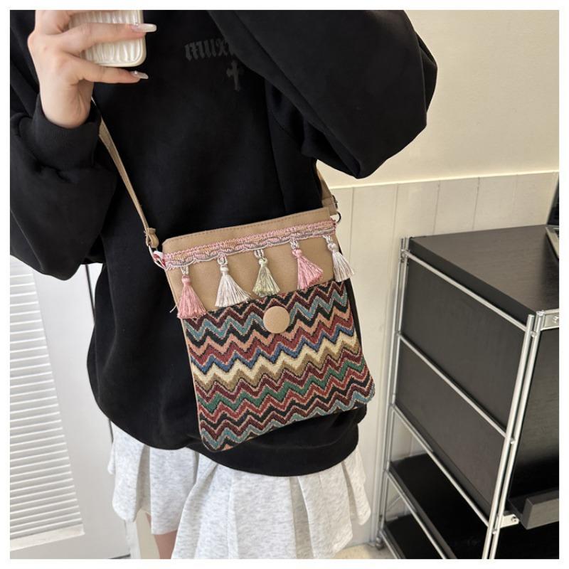 Женская сумка на одно плечо в этническом стиле Модная женская сумка через плечо