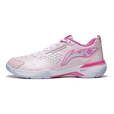 Кроссовки Li Ning Blade Pro из искусственной кожи, нескользящие, износостойкие, дышащие, низкие, для бадминтона, унисекс, кроссовки клубнично-розового цвета AYAT005-4
