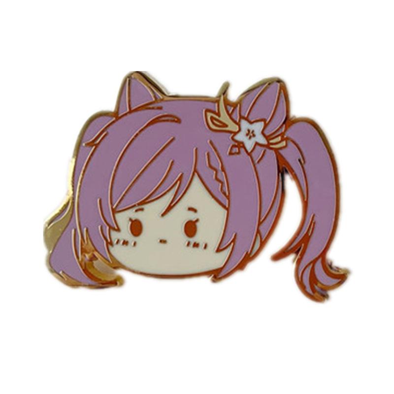 Игровой персонаж мультфильма Genshin Impact Периферийная брошь