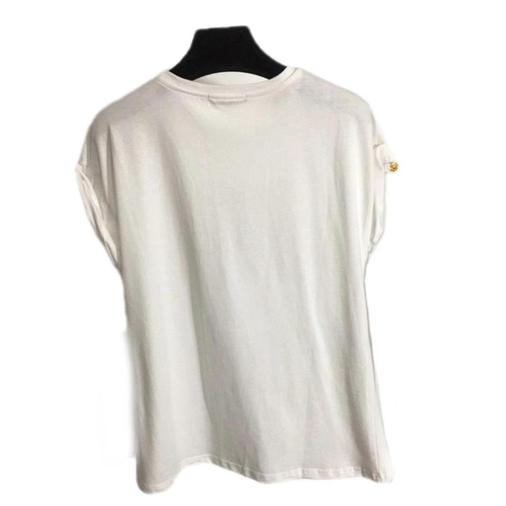 European & American Trendy Women's Loose Half Sleeve Letter-Print T-Shirt