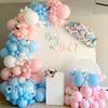 Pastel Balloon Garland Arch Kit Pink Blue Balloons Set Baby Shower Boy Girl Birthday Party Decoration Wedding Gender Reveal Baptism Christening