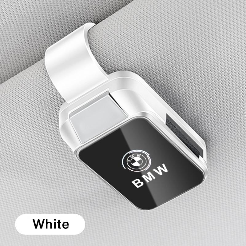 For BMW 50th Anniversary 3 5 7 Series E83 F16 E70 M3 M4 G30 G20 Car Sun Visor Glasses Clip Sunglasses Storage Holder Accessories pdcr06