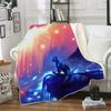 Tiger Throw Blanket for Kids Girls Teens and Adults Animal Snow Print Winter Warm Fleece Flannel Blanket Soft Comforter for Bed
