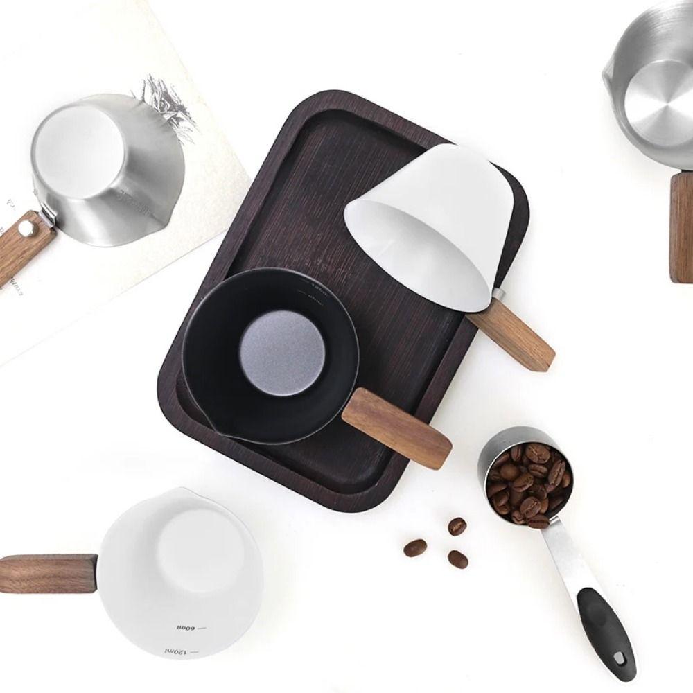 Деревянная ручка с весами для наливания кофе кружка для экстракции кофе мерки кофе