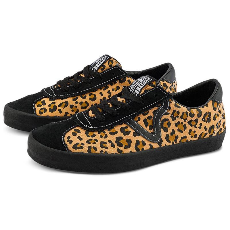 Vans Износостойкие Низкие Кеды для Скейтборда Унисекс Черные Коричневые Кроссовки VN000CTDBLK