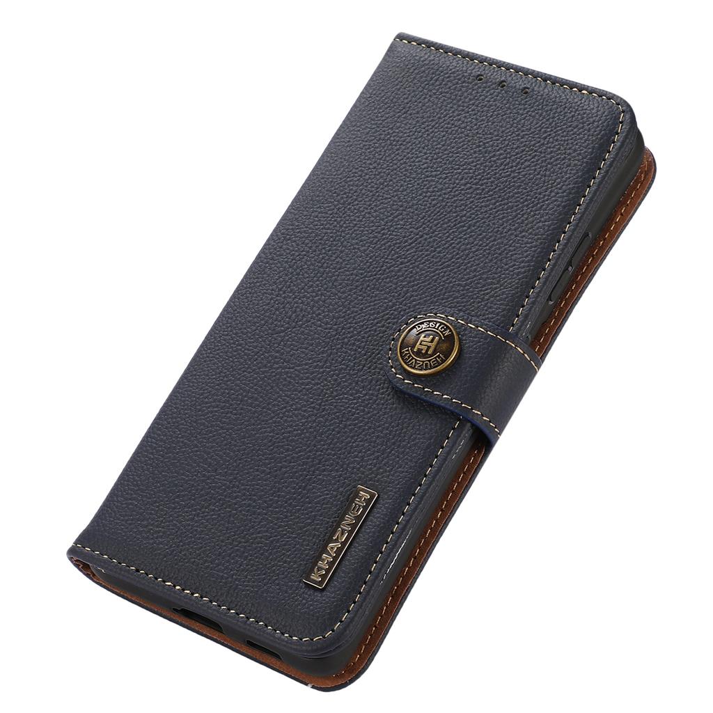 KHAZNEH For OnePlus 13 Case Genuine Cow Leather Wallet Phone Cover
