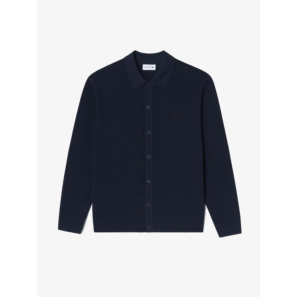 Lacoste Men S Shirt Collar Cardigan Ah090e 54n 166 q2nAh090e 54n166