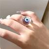 Счастливый Глаз Синее Турецкое Кольцо Сглаза Вечеринка Свадьба Прозрачное Кольцо На Палец Для Женщин Девушек Мужчин Мода Y2k Бижутерия Кольца