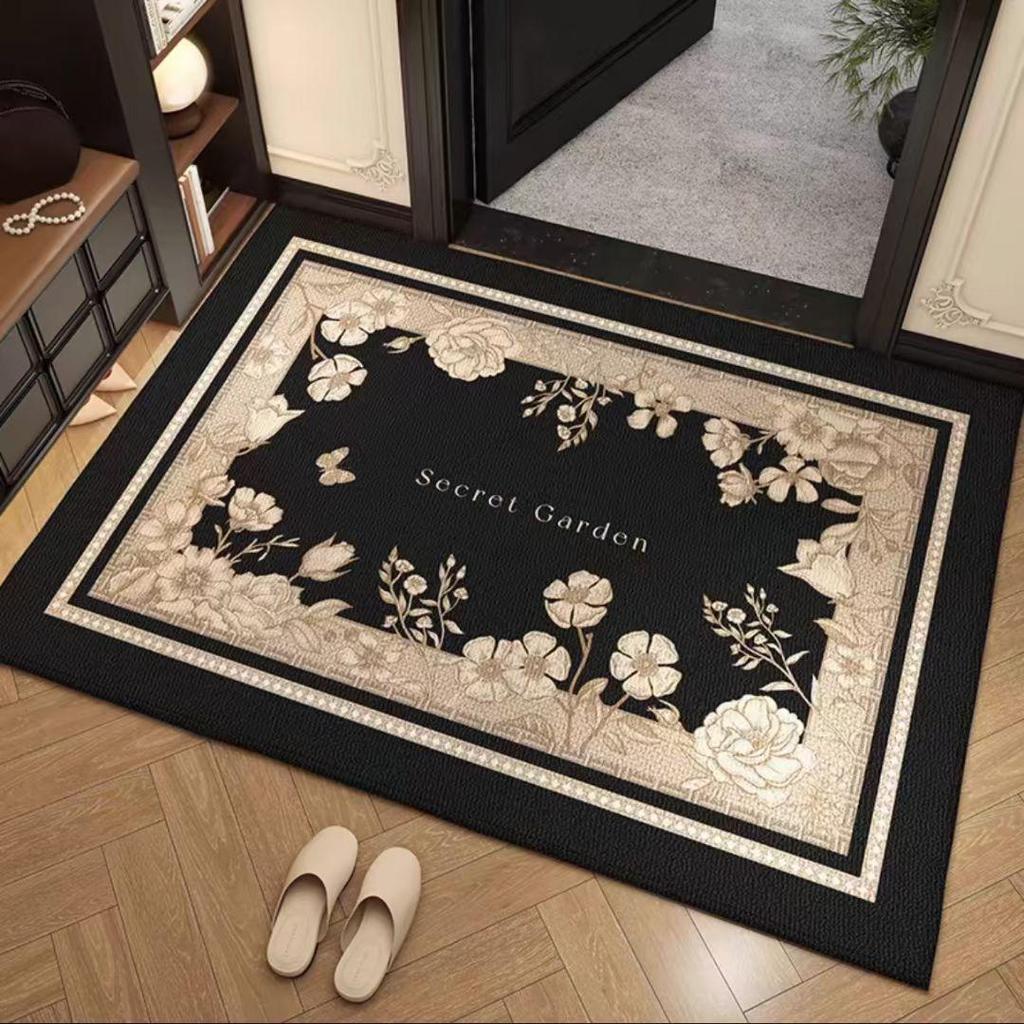 Роскошный противоскользящий коврик для входной двери – подушечка из диатомовой земли для удаления пыли для прихожей и обувной зоны