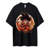 Футболка Dragon Ball Мужская Чистый Хлопок Повседневная С Круглым Вырезом Короткий Рукав Одежда Летняя Спортивная Повседневная Футболка с Коротким Рукавом