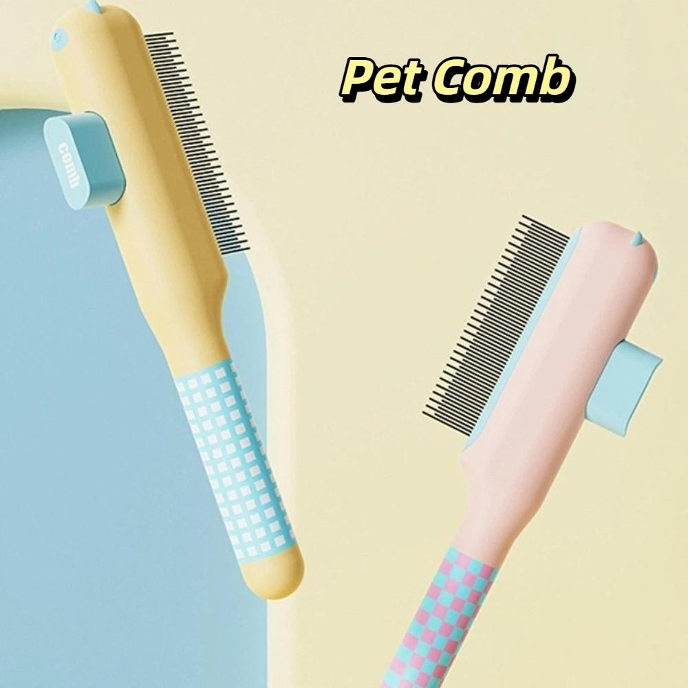Efficient Cat Hair Remover Comb Bear Shape Cat Grooming Brush Self Cleaning Comb Remove Lice