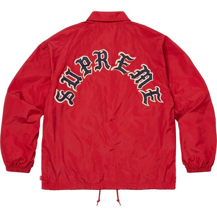 Supreme Староанглийская красная куртка-ветровка Arc