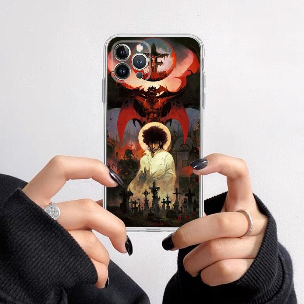 Чехол для телефона Devilman Crybaby для iPhone 16 15 8 7 6 6S Plus X SE XR XS 14 11 12 13 Mini Pro Max