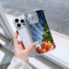 Чехлы для телефонов Ae111 Merry Christmas design с гальваническим покрытием из ТПУ для Xiaomi 11 Lite 5G Redmi Note 13 11 Pro 12C 9S 14C Huawei с защитой на четыре угла