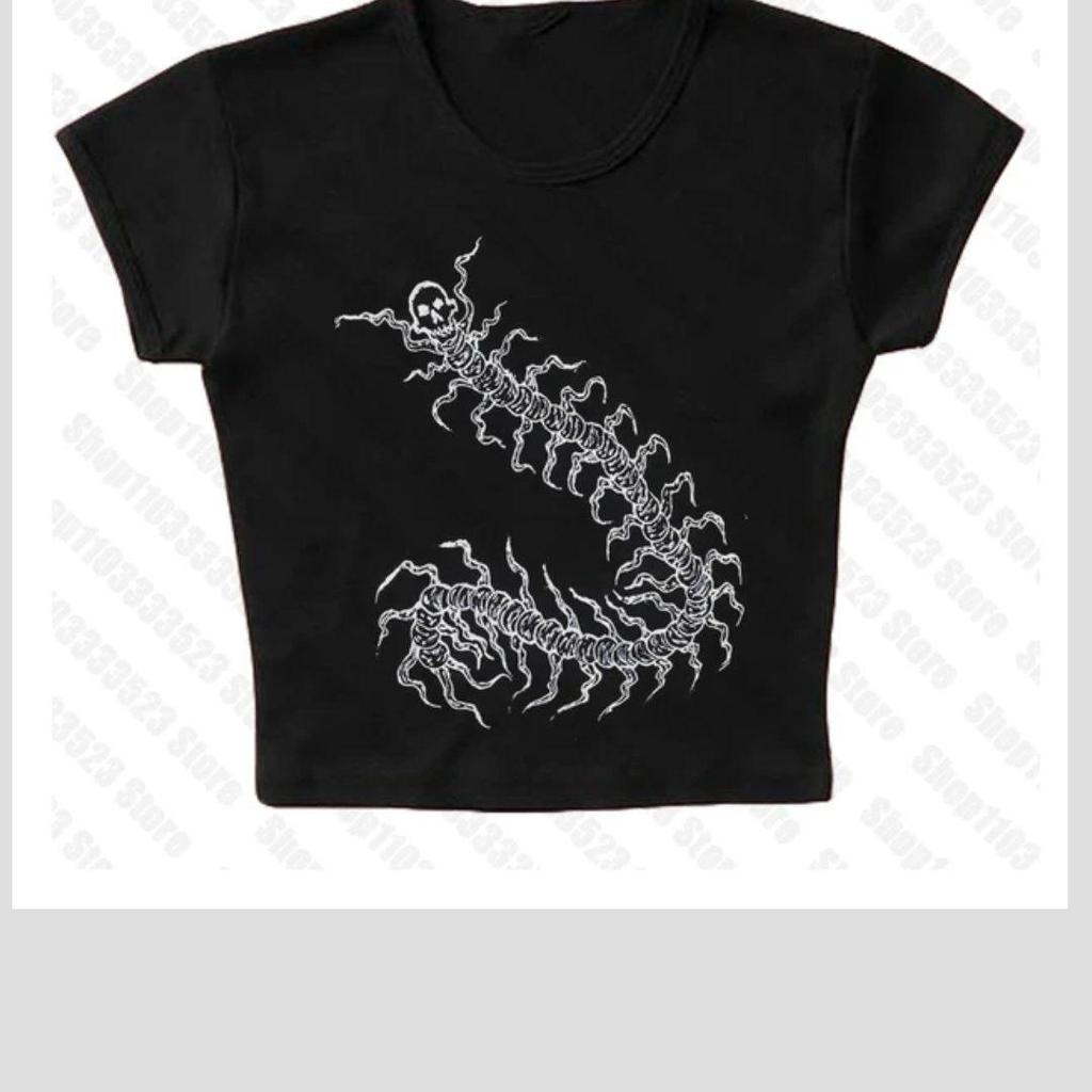 Винтажная футболка Y2K Retro Spicy Girl Harajuku Cannibal Corpse японская