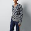 Gucci Кардиган на пуговицах с интарсией логотипа 771707-XKDLV-1140