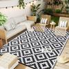 Outdoor Rugs Waterproof Carpets Indoor Outdoor Deck Backyard Family Picnic Balcony Rug Living Room and Kitchen Home Decoration