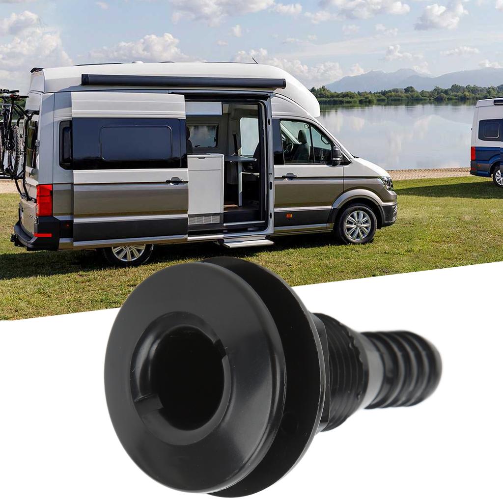 58-дюймовый сквозной фитинг для корпуса, прямой, ударопрочный, ABS, шланговый соединитель, аксессуар для лодок