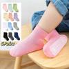 6Pairs Non-slip Toddle Short Tube Socks Dispensing Infant Socks Kawaii Baby Cotton Socks Newborn