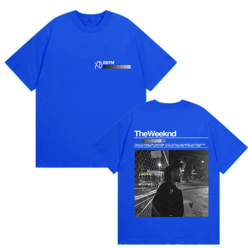 2026 Limited The Weeknd XO Album Merch Oversized T Shirts Unisexs Retro Style Gothic Clothing Tshirt Street Hip Hop Cotton TShirt