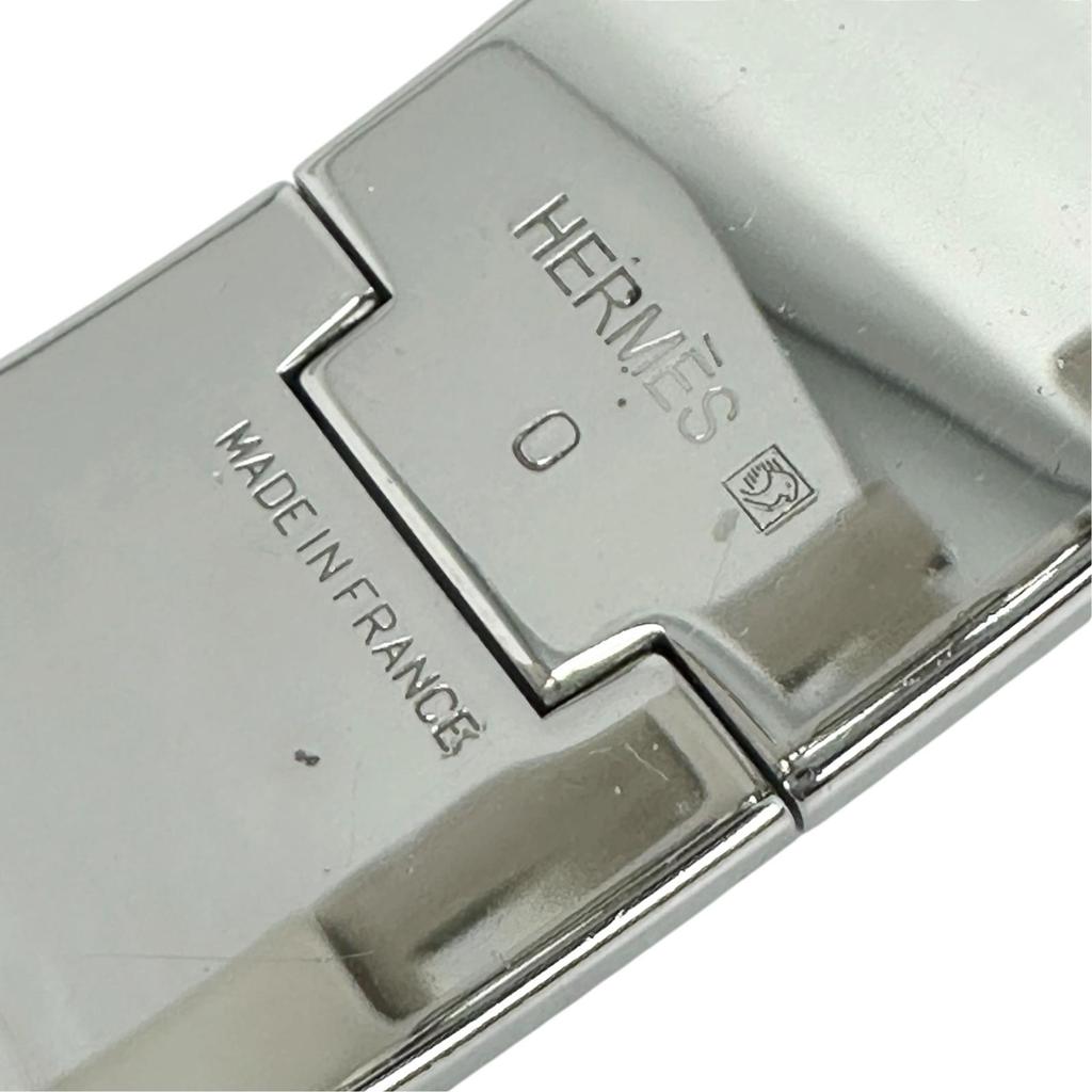 HERMES Click crack H Bangle Orange Women used