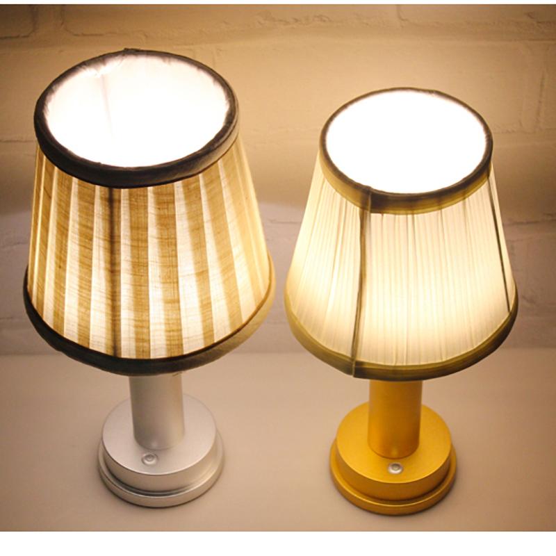 Лидер продаж в Европе, светодиодные настольные лампы, креативный отель, прикроватная ткань, художественная настольная лампа, перезаряжаемая от USB настольная лампа