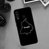 Контурная карта Пенджаба для чехла Huawei Nova Y70 Y91 Y72 Y73 Y60 Y90 Y61 8i 7i 11i 12i 12s 9 10 SE P20 P30 P40 Lite
