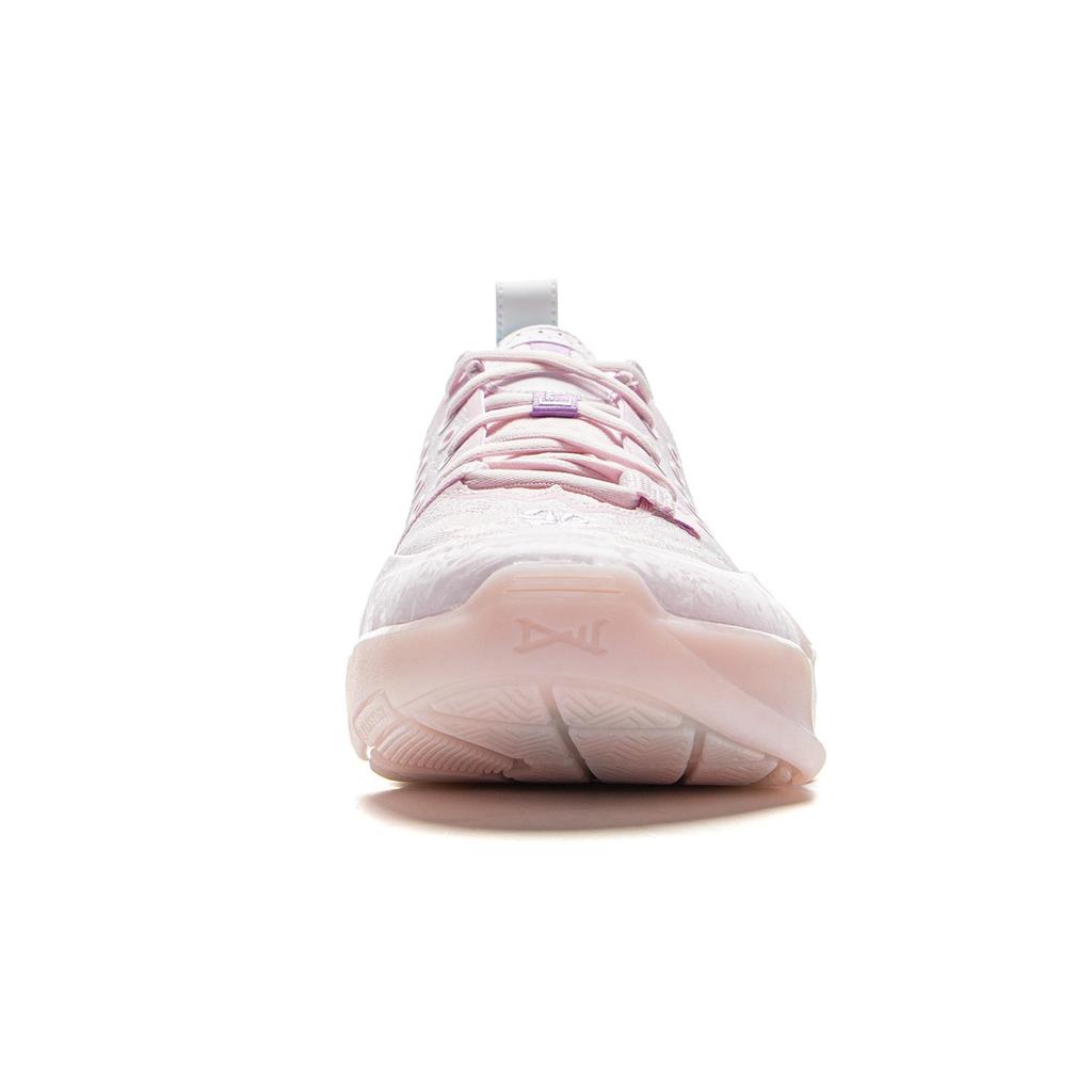 Баскетбольные кроссовки Li Ning All City 13 Низкие Мужские Однотонные Фиолетово-розовые ABAV017-3