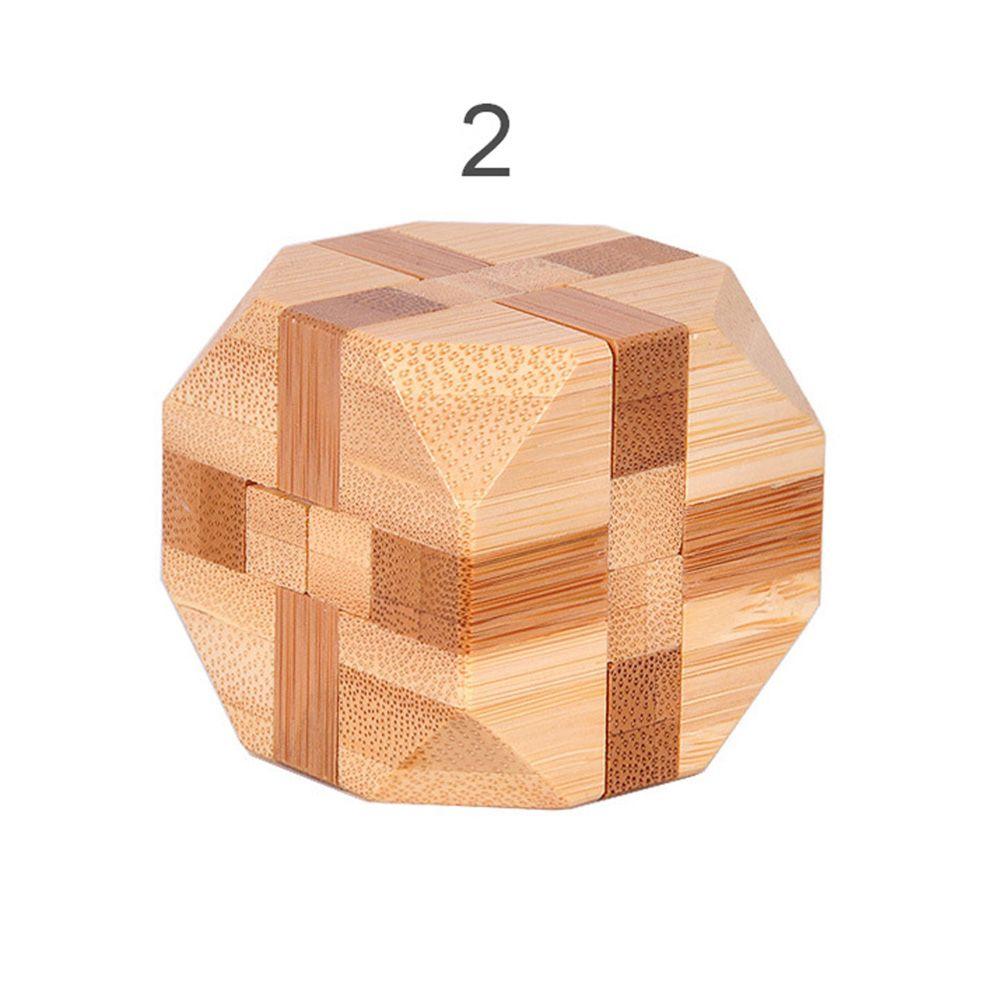 3D Interlocking IQ For Adults Kids Children Classic Toys Brain Teaser Kong Ming Lock Puzzle Toy
