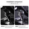 Car Gear Lever Protective Cap ABS Carbon Fiber Cover For BMW E46 E90 E60 F30 F10 E39 E36 F20 G20 G30 E92 E87 E91 X5 E70 F11 E30 XR1