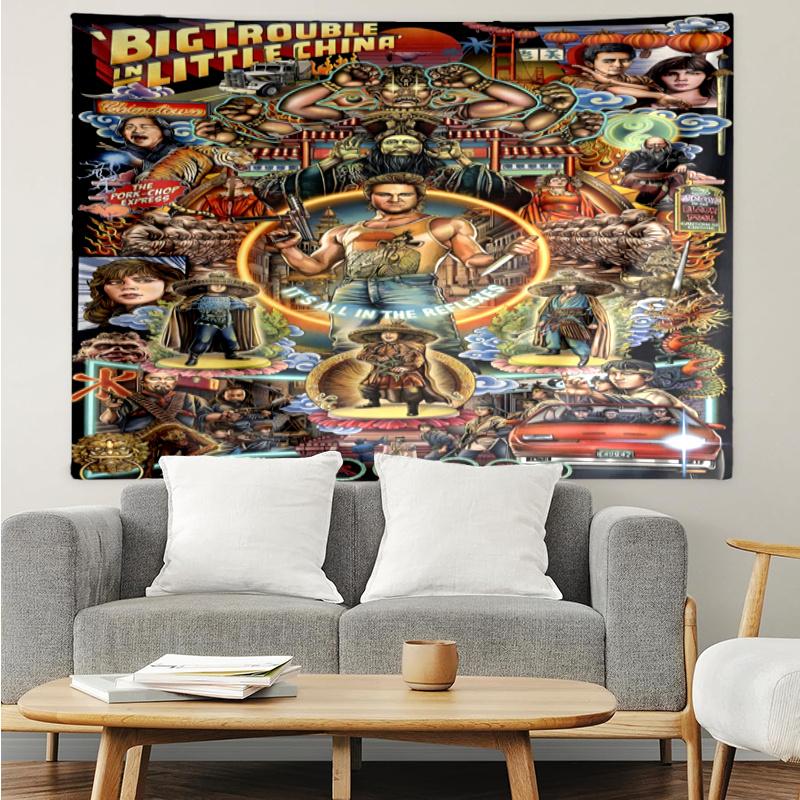 Big Trouble in Little China Wall Hanging Tapestry Wall Cloth Tapestries Decor Wall Bedroom Decoration