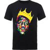 Мужская футболка унисекс Notorious BIG Mosaic Lyrics Rap Tee