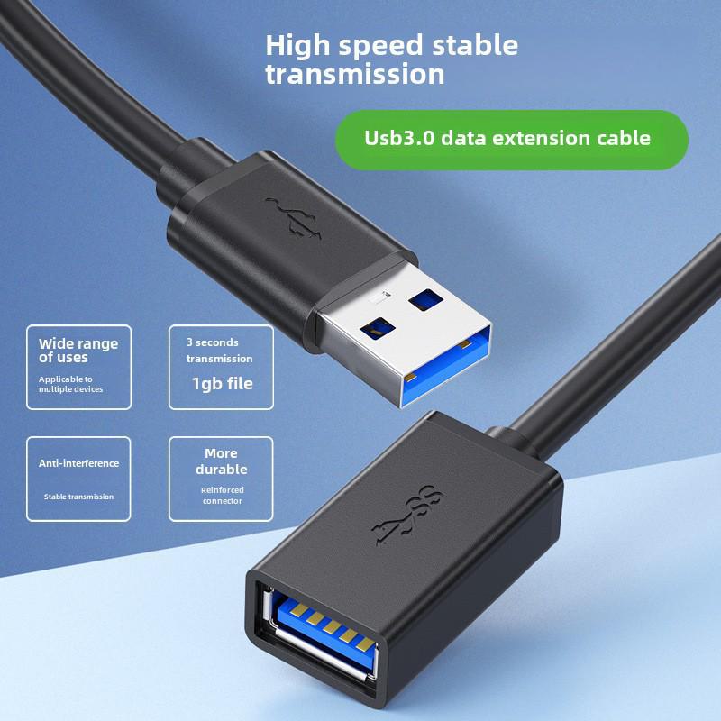 Удлинительный кабель USB 3.0 «папа-мама» для передачи данных и подключения устройств