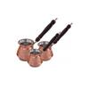 Copper Stapled Coffee Pot Set Of 3