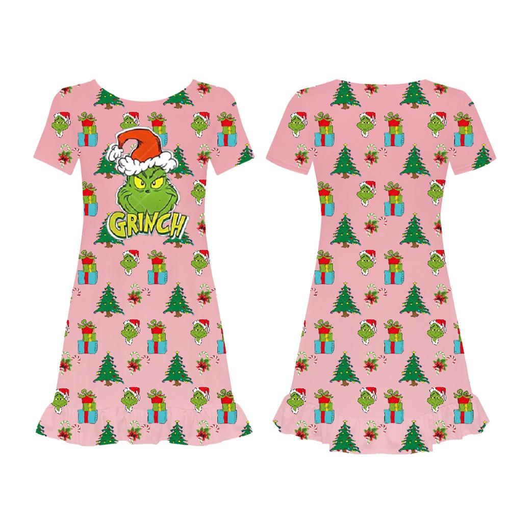 Аниме персонаж косплей Хэллоуин косплей детский комбинезон плотно облегающий сценический костюм Гринч