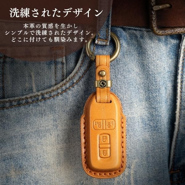 [smasol] NBOX Key Cover NBOX Custom Genuine Leather Key Case
