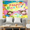 Monchhichi Tapestry for Bedroom Aesthetic Classroom Tapestries Wall Hanging for Living Room Dorm Office,Ideal Creative Gift