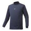 Unisex Mizuno Pro Breath Thermo High Neck Long Sleeve Size Baseball Size O Shirt, 14, Wear, Navy,