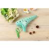 TNG Ocarina, Alto/C/AC, 12-Hole, Emerald, Premium Glazed Finish with Sea Wave Pattern, Includes Strap