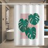 Bathroom Thickened Waterproof Curtain Mildew Proof Shower Curtain Shower Partition Curtain Shower Curtain Bathroom Curtain Free Perforation