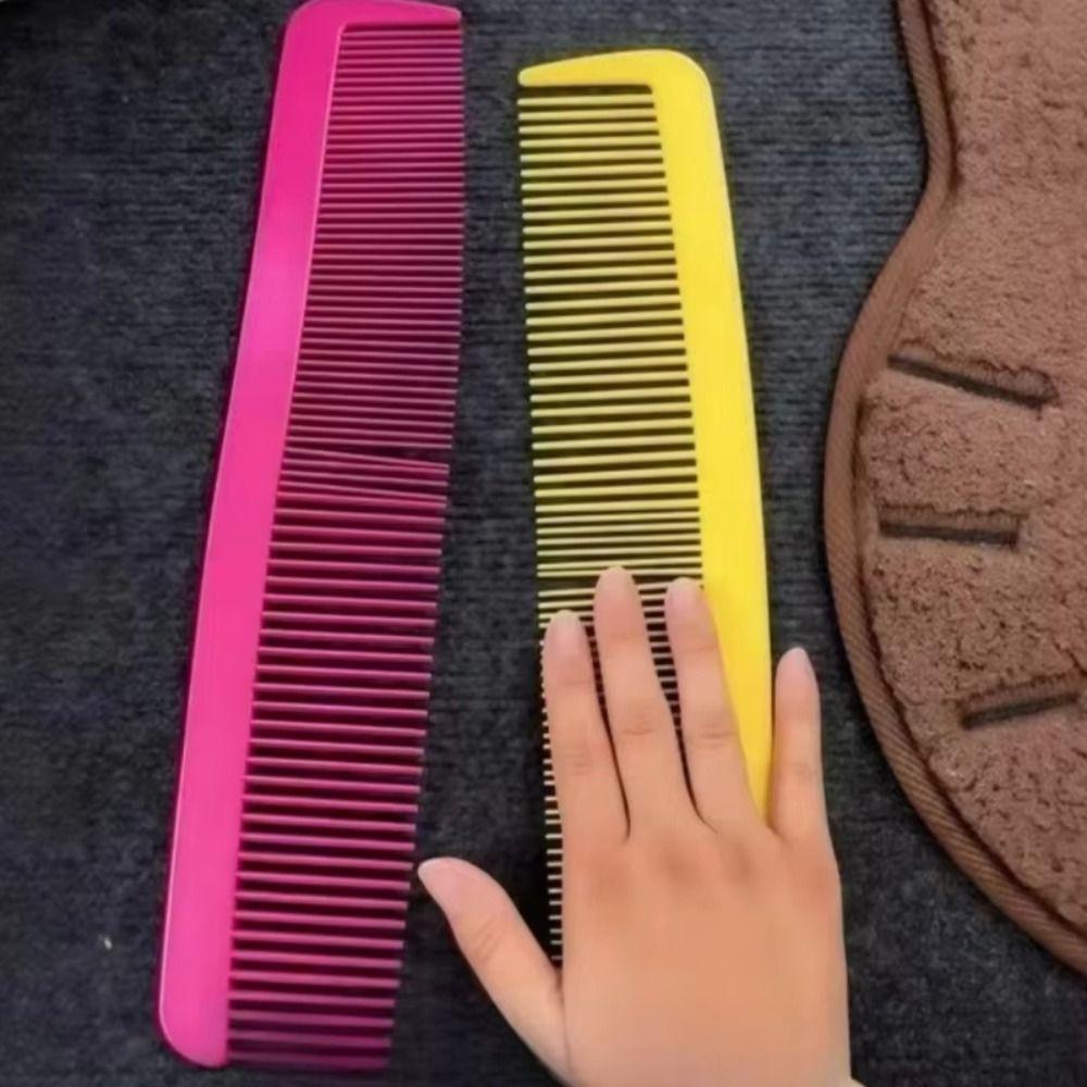 Jumbo Size Extra-large Comb Plastic Funny Giant Comb Jacket Decoration Hair Detangling Comb Girl