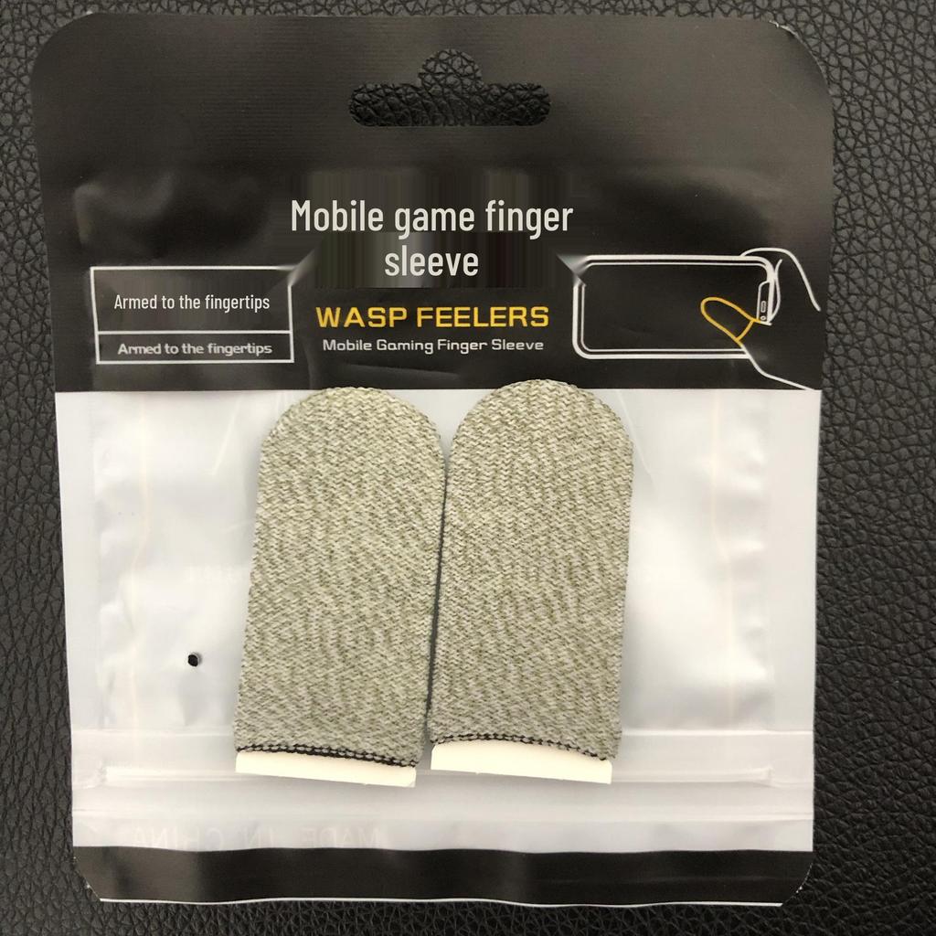 Copper Fiber 18-Pin Game Finger Sleeves - Sweatproof, Precision, Professional Gaming Gloves