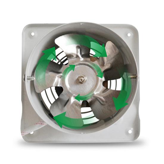 Вытяжной вентилятор FD100 Настенный бесшумный 7-лопастной непромокаемый вентилятор для ванной комнаты