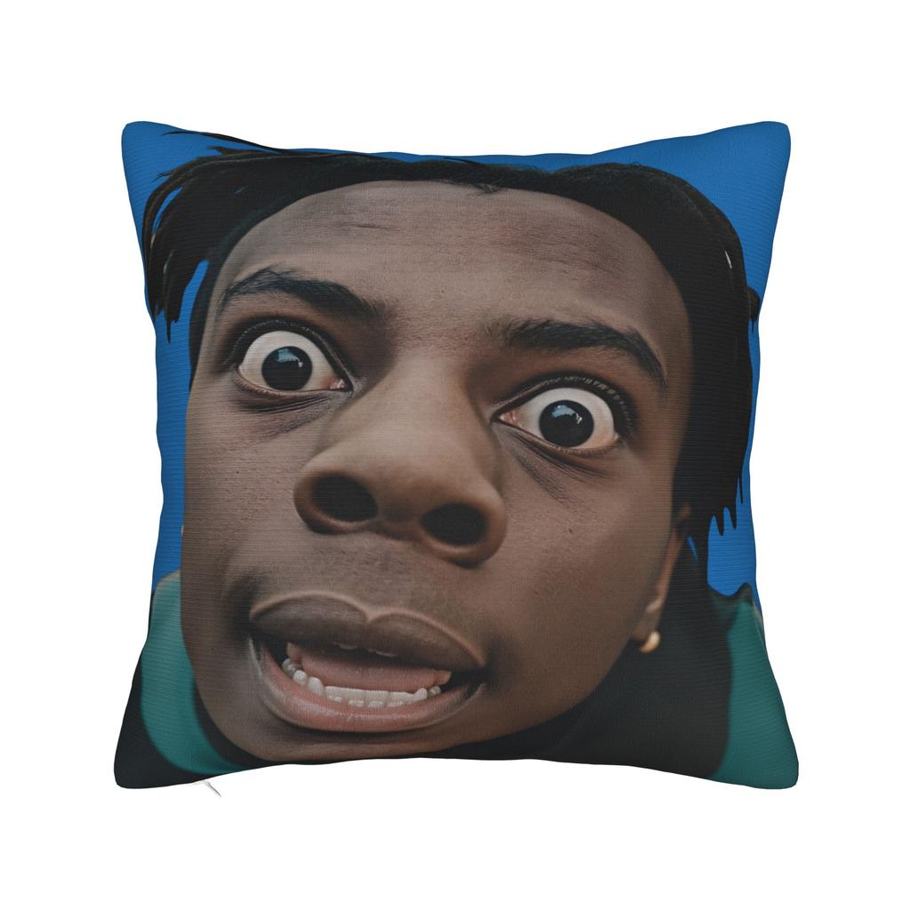 Ishowspeed Extra Meme Pillow Case Retro Trendy Pillow Cover Soft Pillowcases For Sofa Car Home Decor