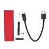 Корпус для SSD M.2 NGFF SATA Адаптер Бокс B Key B+M Key Внешний Кейс для Жесткого Диска для Win Xp 7 8 (красный ) (Не включать Hard