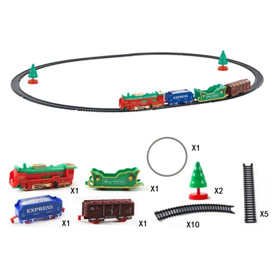 Электропоезд, хорошая детализация, световые звуки, движущаяся игрушка, красочные развлечения, детские рождественские игрушки, подарки на Новый год