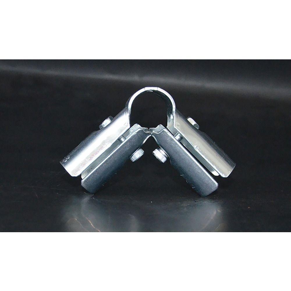 1Pcs Round Pipe Joint Carbon Steel Galvanized Rod Support Rack Tube Connector Furniture Hardware