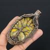 Tree Of Life Bumble Bee Jasper Jewelry, 999 Copper Wire Wrapped Gemstone Pendant, Handmade Pendant, For Memorial Day