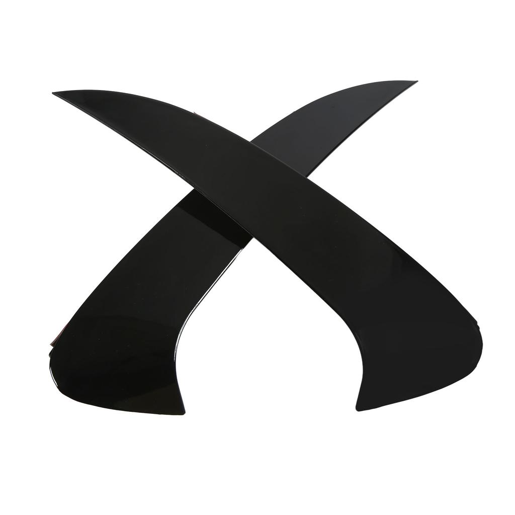 Rear Bumper Air Vent Spoiler Splitter Insert Cover Trim Glossy Black Replacement for Benz GLE Coupe C292 2015‑2019