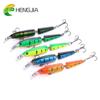 9.6g/10.5cm Jointed Fishing Lure 5pcs/lot Plastic Hard Minnow Fishing Lures with Metal Hooks